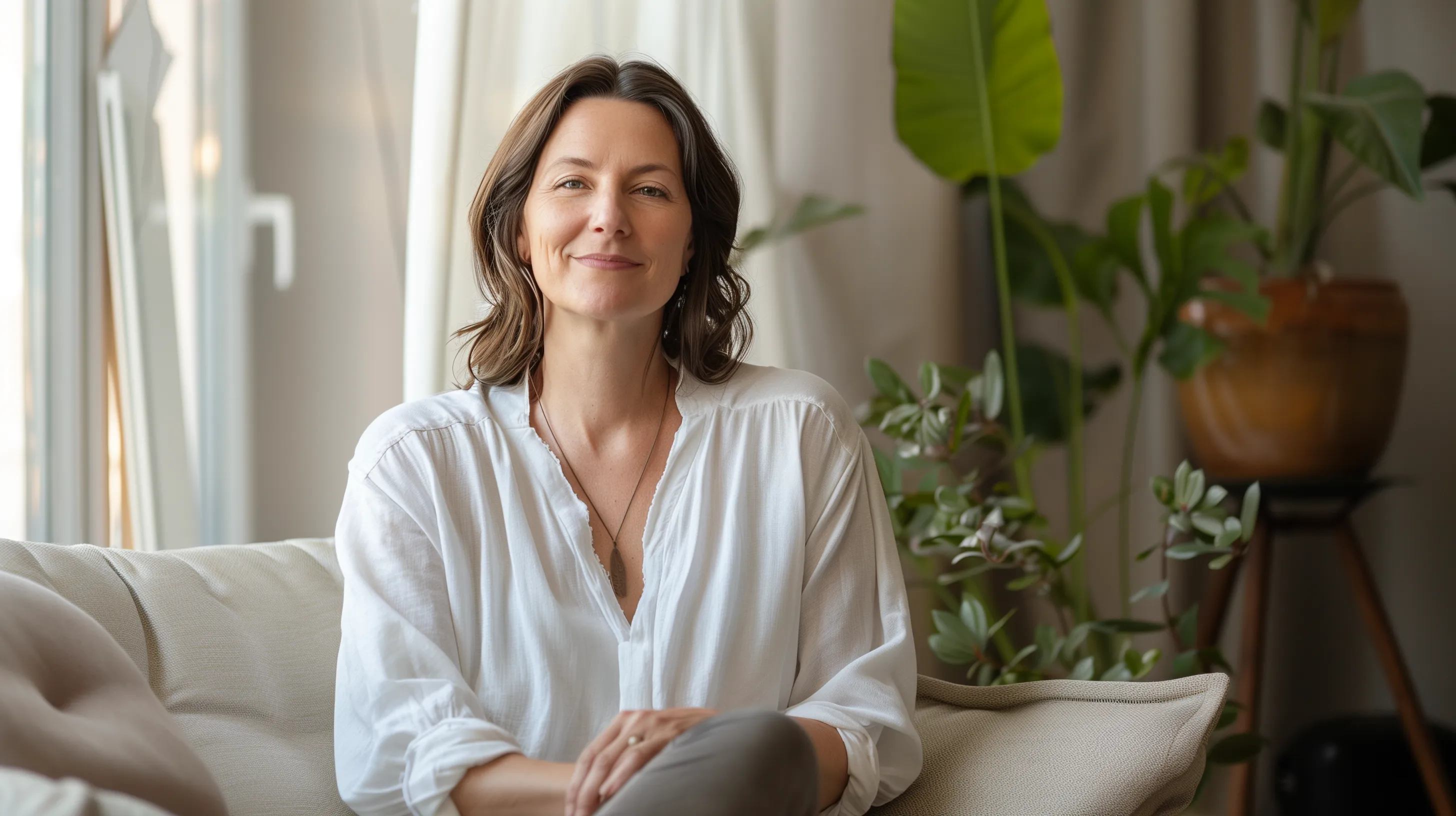 Mother finding support for parenting stress